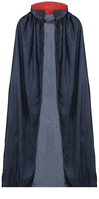 Halloween Zwarte Cape 1,4m van Fiestas Guirca koop je bij Partywinkel