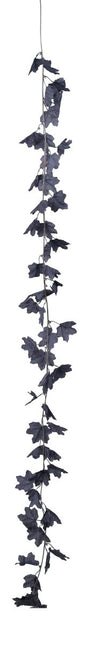 Halloween Zwarte Slinger Bladeren 1,8m van Fiestas Guirca koop je bij Partywinkel