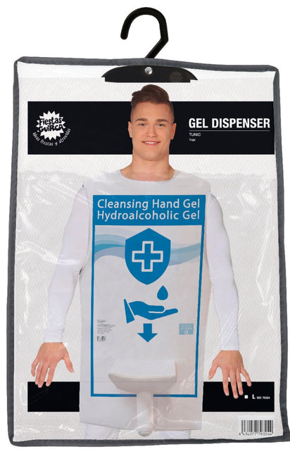 Handgel Dispenser Kostuum L van Fiestas Guirca koop je bij Partywinkel