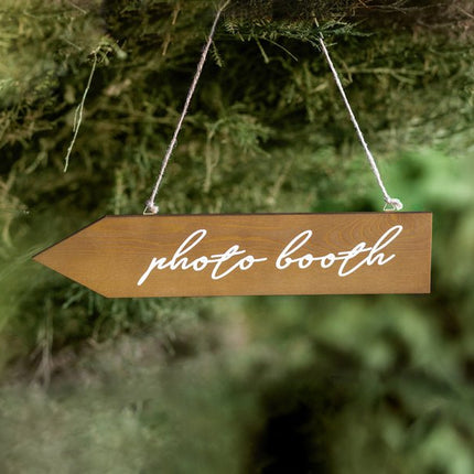 Hangbord Photobooth 36cm van Partydeco koop je bij Partywinkel