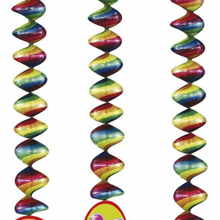 Hangdecoratie 25 Jaar Versiering 75cm 3st van Haza Witbaard koop je bij Partywinkel