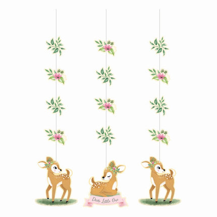 Hangdecoratie Hertjes 81cm 3st van Creative Converting koop je bij Partywinkel