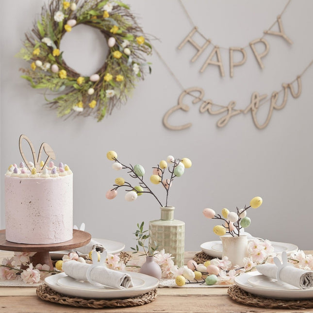 Hangdecoratie Lentekrans 45cm van Ginger Ray koop je bij Partywinkel