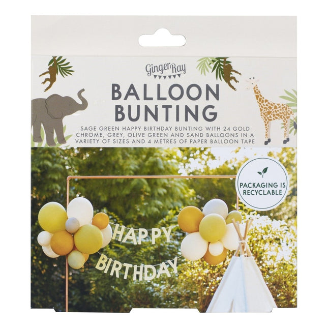 Happy Birthday Ballonnen Set van Ginger Ray koop je bij Partywinkel