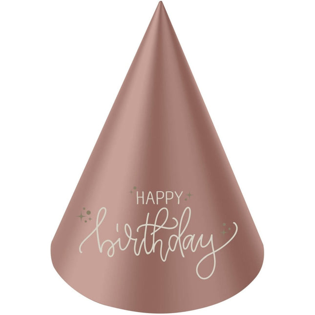 Happy Birthday Feesthoedjes 6st van Folat koop je bij Partywinkel