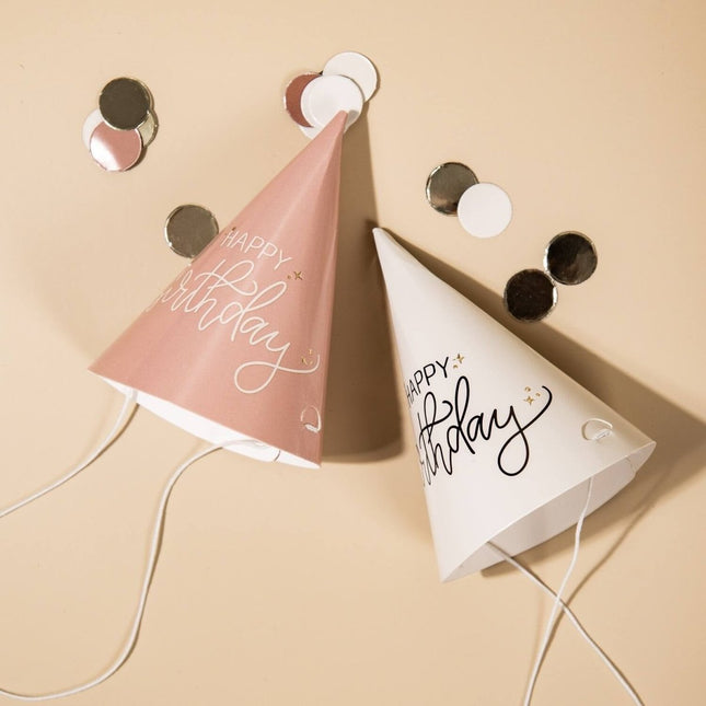 Happy Birthday Feesthoedjes 6st van Folat koop je bij Partywinkel
