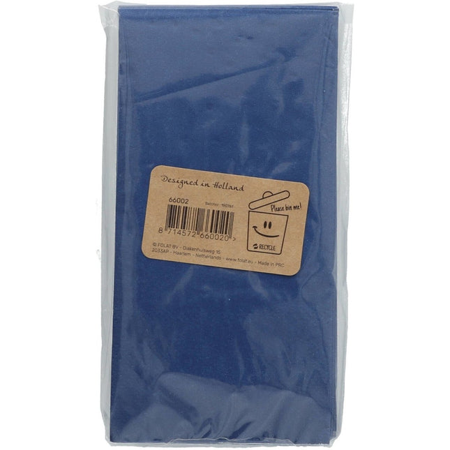 Happy Birthday Servetten Blauw 33cm 10st van Folat koop je bij Partywinkel