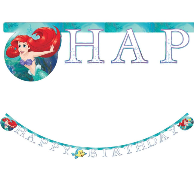 Happy Birthday Slinger De Kleine Zeemeermin van Procos koop je bij Partywinkel