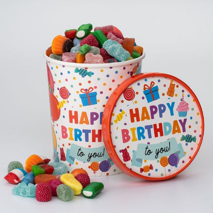 Happy Birthday Snoepbakje 12cm van Paper Dreams koop je bij Partywinkel