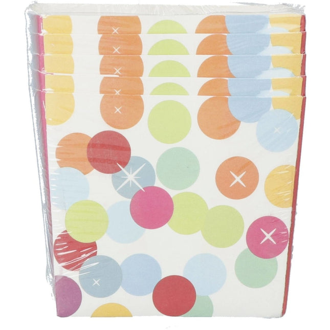 Happy Birthday Snoepbakjes Regenboog Confetti 5st van Folat koop je bij Partywinkel