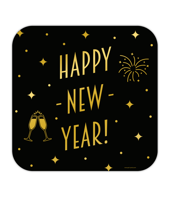 Happy New Year Deurbord 50cm van Paper Dreams koop je bij Partywinkel