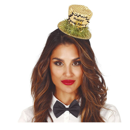 Happy New Year Hoed 21cm van Fiestas Guirca koop je bij Partywinkel
