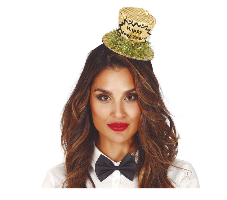 Happy New Year Hoed 21cm van Fiestas Guirca koop je bij Partywinkel