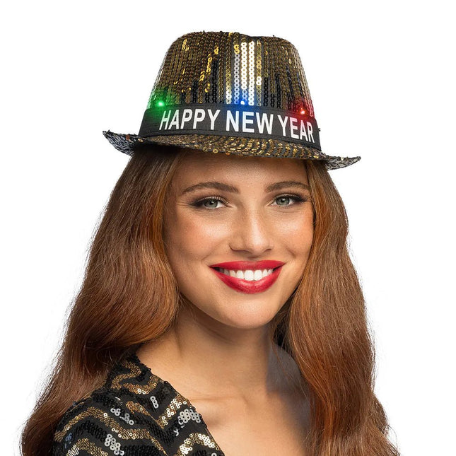 Happy New Year Hoed Led van Boland koop je bij Partywinkel