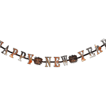 Happy New Year Slinger 1,7m van Fiestas Guirca koop je bij Partywinkel