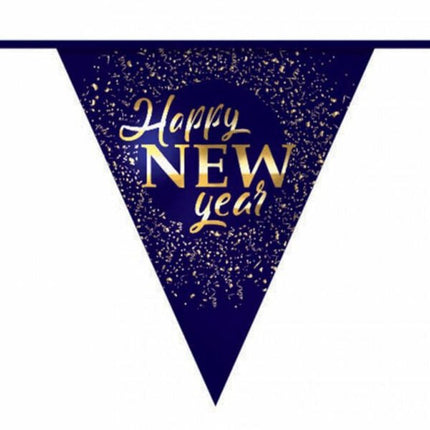 Happy New Year Slingers 6m van Haza Witbaard koop je bij Partywinkel