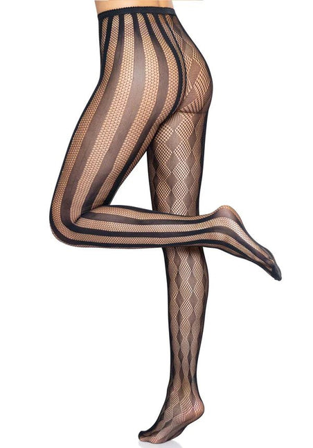 Harlekijn Panty Visnet - Partywinkel - 714718565989