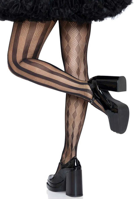 Harlekijn Panty Visnet - Partywinkel - 714718565989
