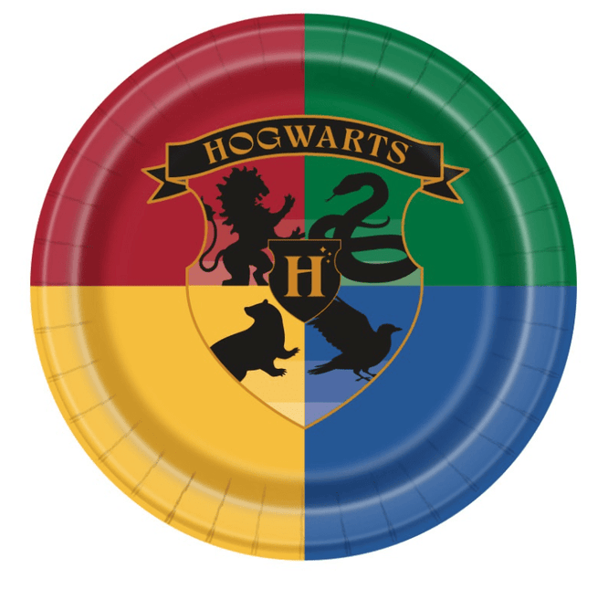 Harry Potter Bordjes 9" 8st van Unique koop je bij Partywinkel