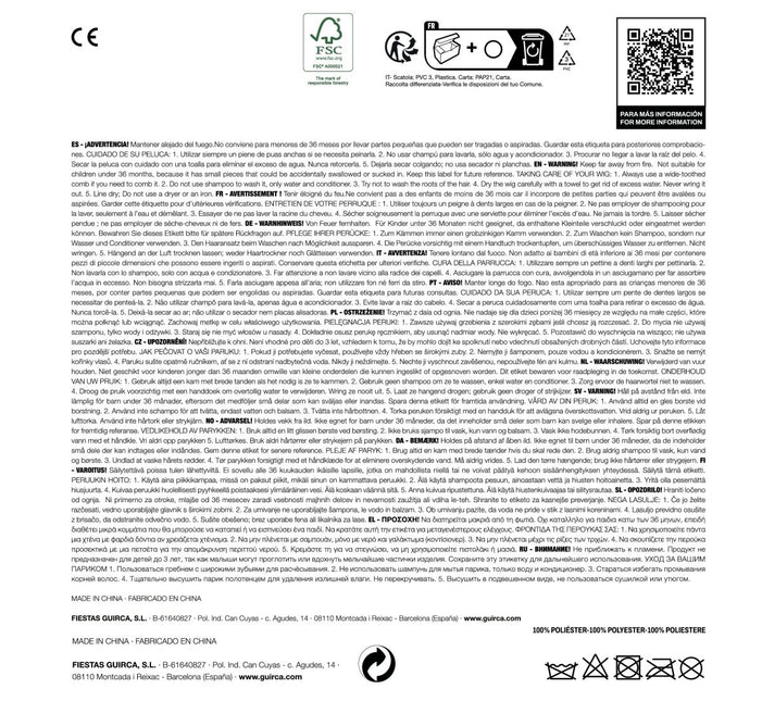 Harry Pruik Bruin Kind van Fiestas Guirca koop je bij Partywinkel