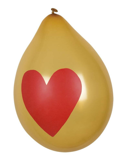 Hartjes Ballonnen 25cm 6st van Boland koop je bij Partywinkel
