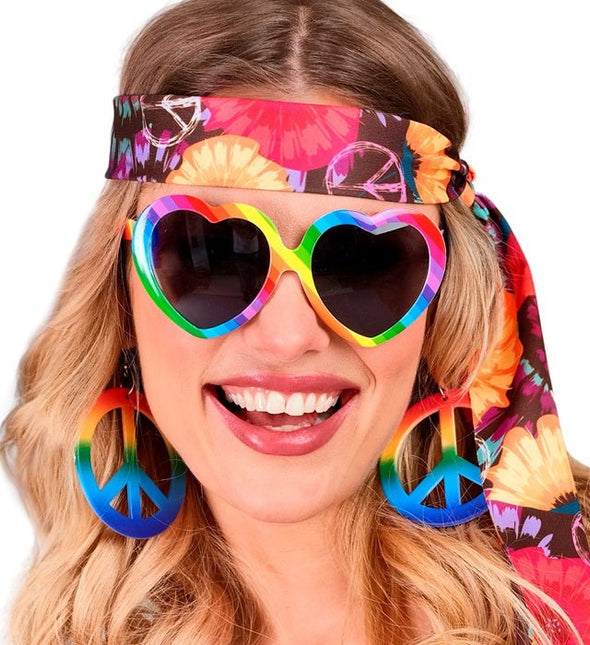 Hartjes Bril Regenboog van Widmann koop je bij Partywinkel