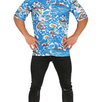 Hawaii Blouse Heren - Partywinkel - 8434077802342