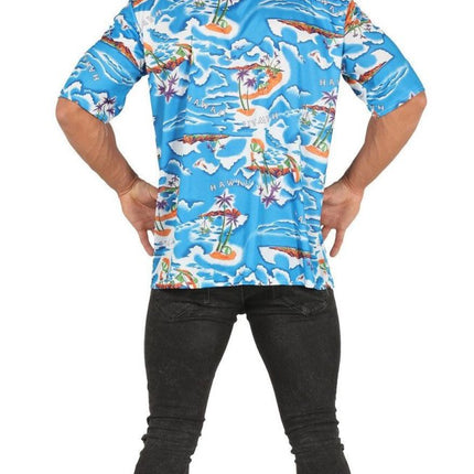 Hawaii Blouse Heren - Partywinkel - 8434077802342