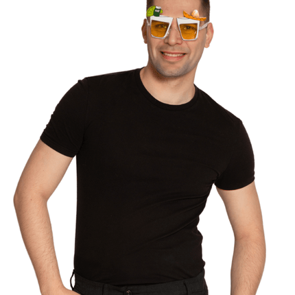 Hawaii Bril Gekleurd Cocktail van Partychimp koop je bij Partywinkel