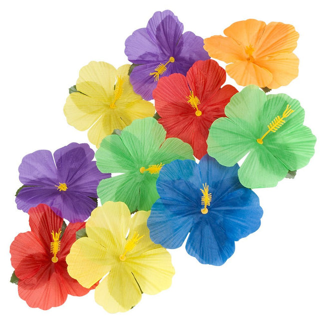 Hawaii Decoratie Bloemen 24st - Partywinkel - 8712026525130