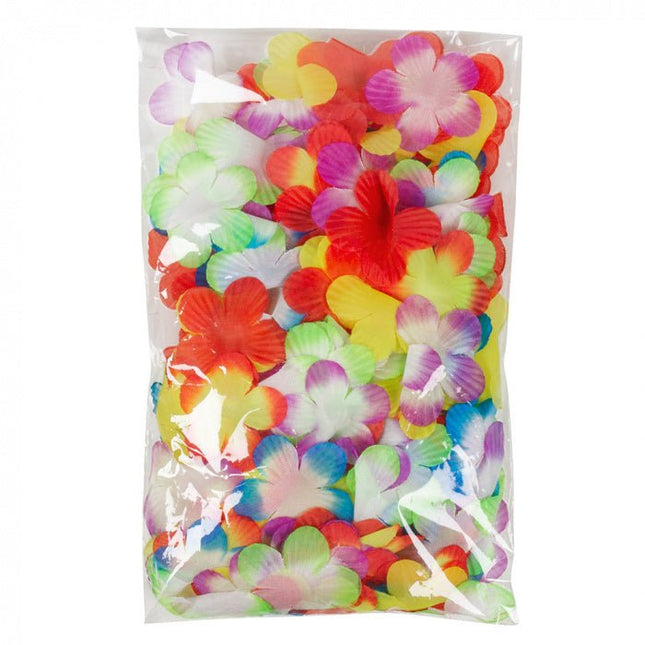 Hawaii Decoratie Bloemen Gekleurd 4,5cm 300st van Boland koop je bij Partywinkel