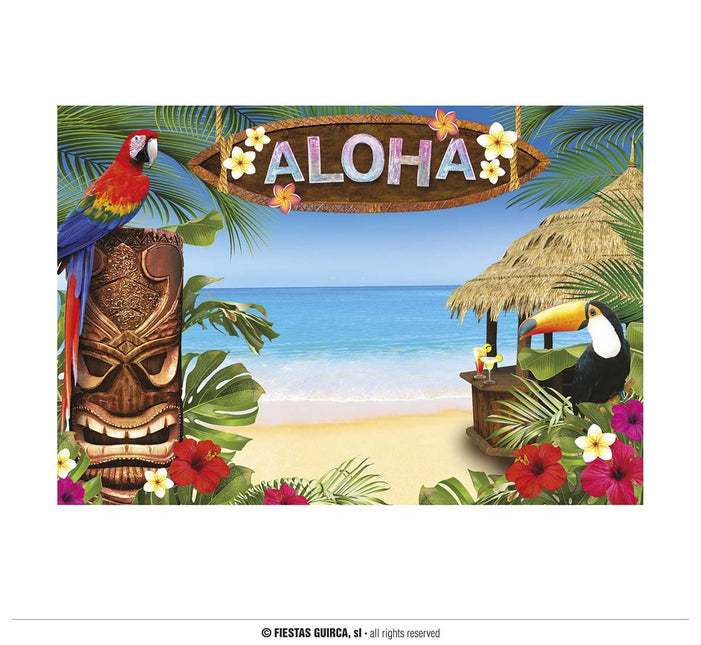 Hawaii Hangdecoratie 2,2m van Fiestas Guirca koop je bij Partywinkel