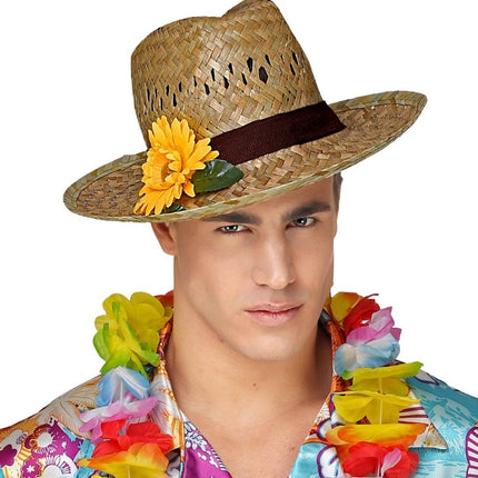 Hawaii Hoed Riet van Widmann koop je bij Partywinkel
