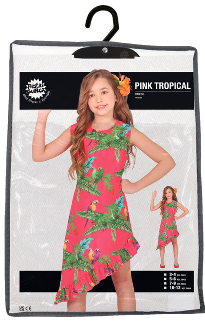 Hawaii Jurk Meisje - Partywinkel - 8434077784310
