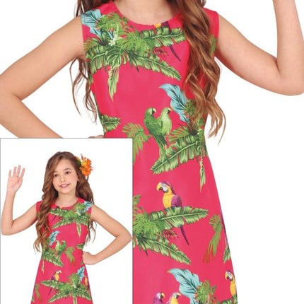 Hawaii Jurk Meisje - Partywinkel - 8434077784310