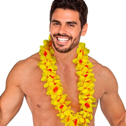 Hawaii Krans Geel van Widmann koop je bij Partywinkel