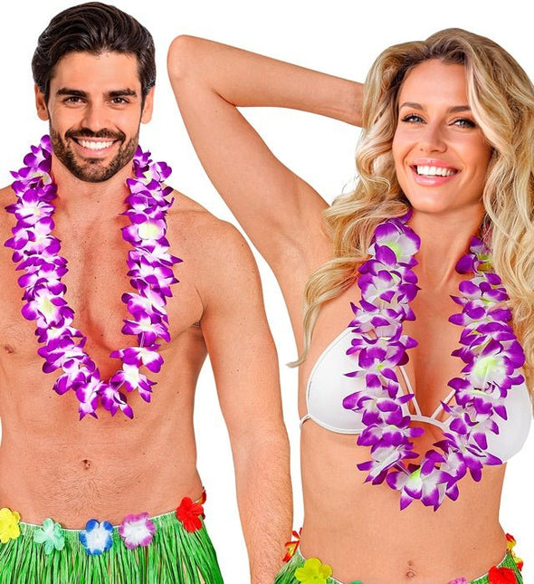 Hawaii Krans Paars van Widmann koop je bij Partywinkel
