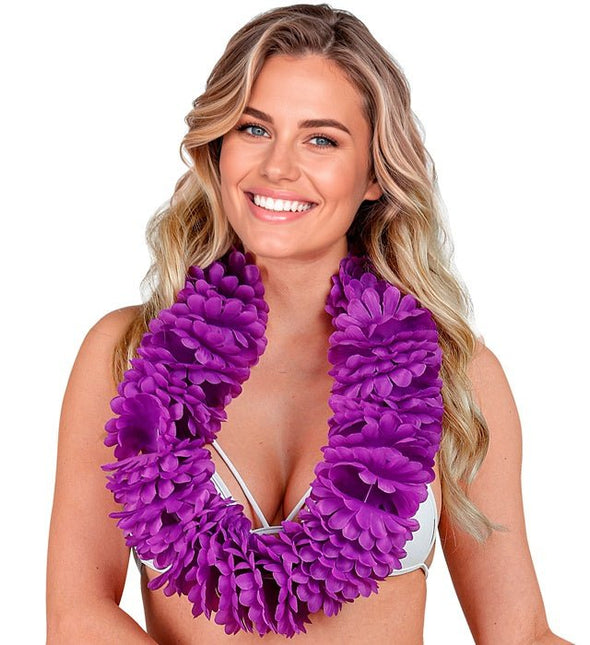 Hawaii Krans Paars van Widmann koop je bij Partywinkel