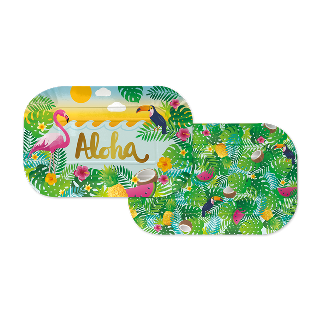 Hawaii Serveerschaal Aloha 2st van WeFiesta koop je bij Partywinkel