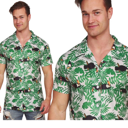 Hawaii Shirt Palmbomen van Fiestas Guirca koop je bij Partywinkel