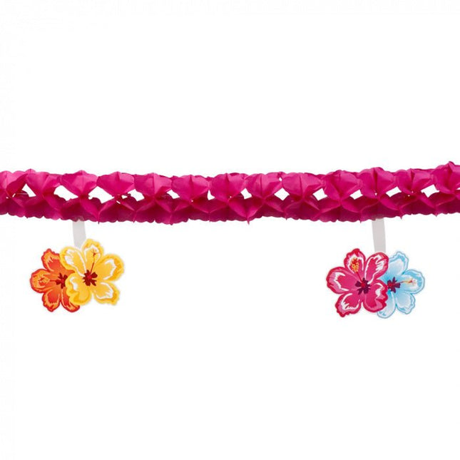 Hawaii Slinger Onderhangers 4m - Partywinkel - 8712026525079