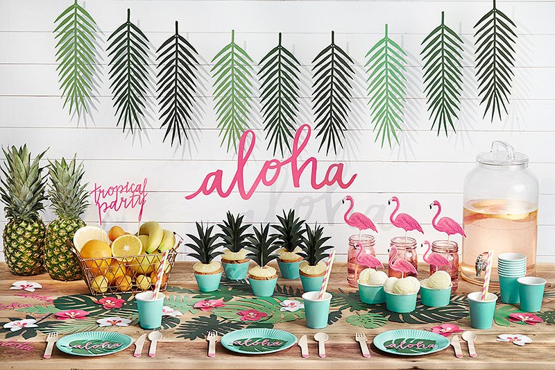 Hawaii Slinger Palmblad 1,25cm van Partydeco koop je bij Partywinkel