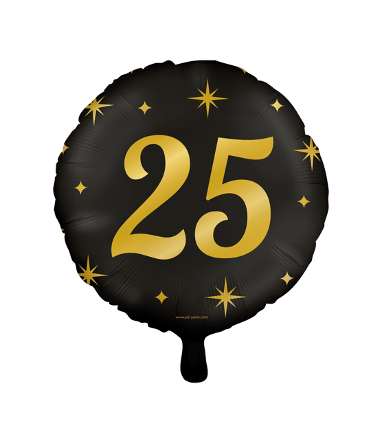 Helium Ballon 25 Jaar Leeg 30cm van Paper Dreams koop je bij Partywinkel