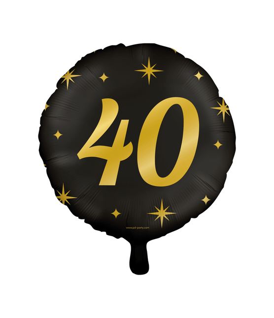 Helium Ballon 40 Jaar Leeg 30cm van Paper Dreams koop je bij Partywinkel
