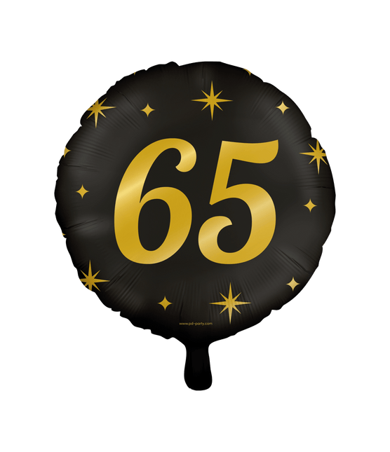 Helium Ballon 65 Jaar Leeg 30cm van Paper Dreams koop je bij Partywinkel