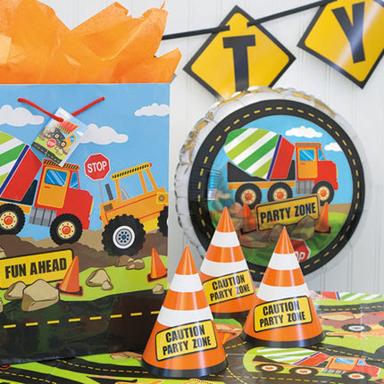 Helium Ballon Bouw 45cm leeg van Unique koop je bij Partywinkel