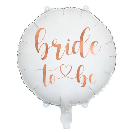 Helium Ballon Bride To Be Leeg 45cm van Partydeco koop je bij Partywinkel