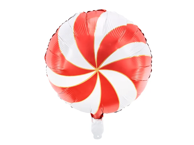 Helium Ballon Candy Rood Leeg 35cm van Partydeco koop je bij Partywinkel