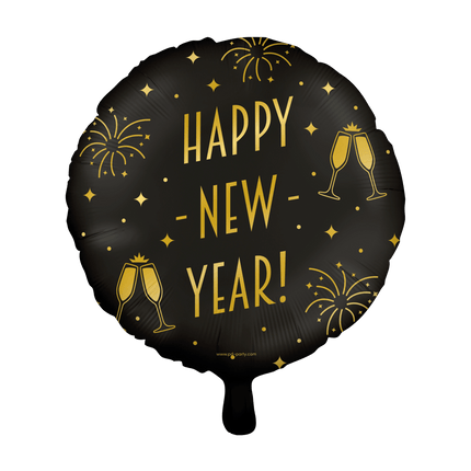 Helium Ballon Happy New Year Leeg 30cm van Paper Dreams koop je bij Partywinkel