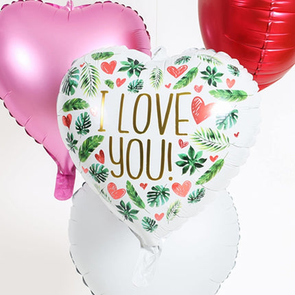 Helium Ballon Hart I Love You Leeg 45cm van Folat koop je bij Partywinkel